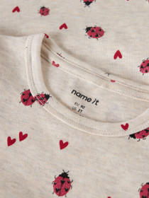 NAME IT T-Shirt Haline Peyote Melange